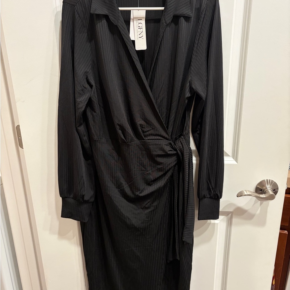 Elegant Black Long Sleeve Dress